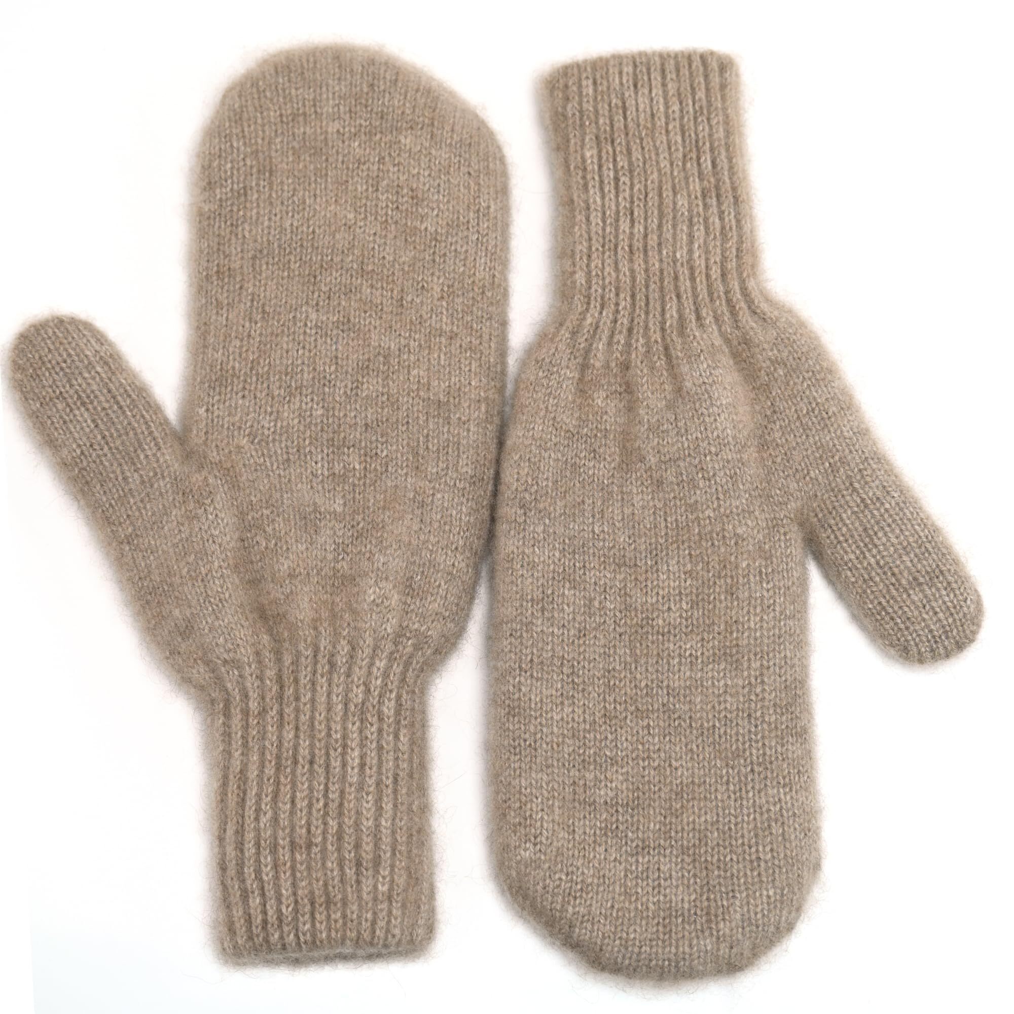 4172 Organic Pure Cashmere Mittens Made From 100% Mongolian Premium